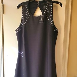 Sleeveless Black Sweater Dress